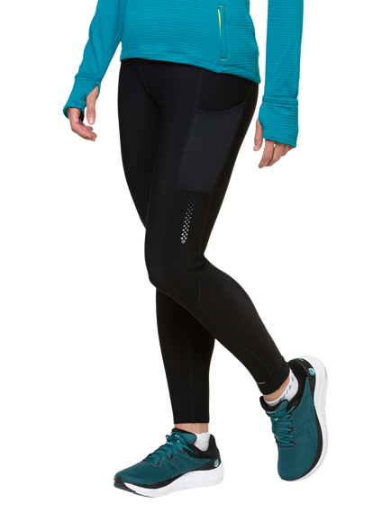 Ronhill Thermal Winter Running Tights, All Black, R009 All Black