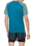 Ronhill Short Sleeve Running T-Shirt, Dark Sage/Teal