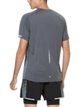 Ronhill Reflect Short Sleeve Running T-Shirt, Iron/Reflect