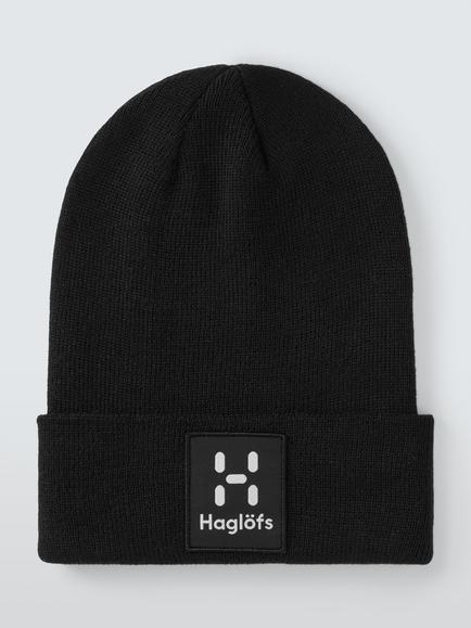 Haglöfs Aze Beanie Hat, Cinnamon Brown, True Black - view 2, True Black