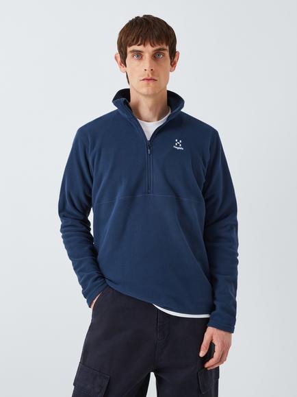 Haglöfs Men's Pollux 1/2 Zip Neck Fleece Top, Tarn Blue, Tarn Blue
