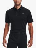 Under Armour Men's UA Tech Polo Top, Black / Graphite