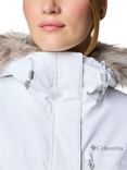 Columbia Ava Alpin Waterproof Insulated Ski Jacket, White Cirrus