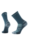 SmartWool Hike Light Cushion Crew Merino Wool Blend Socks, Twilight Blue, Twilight Blue