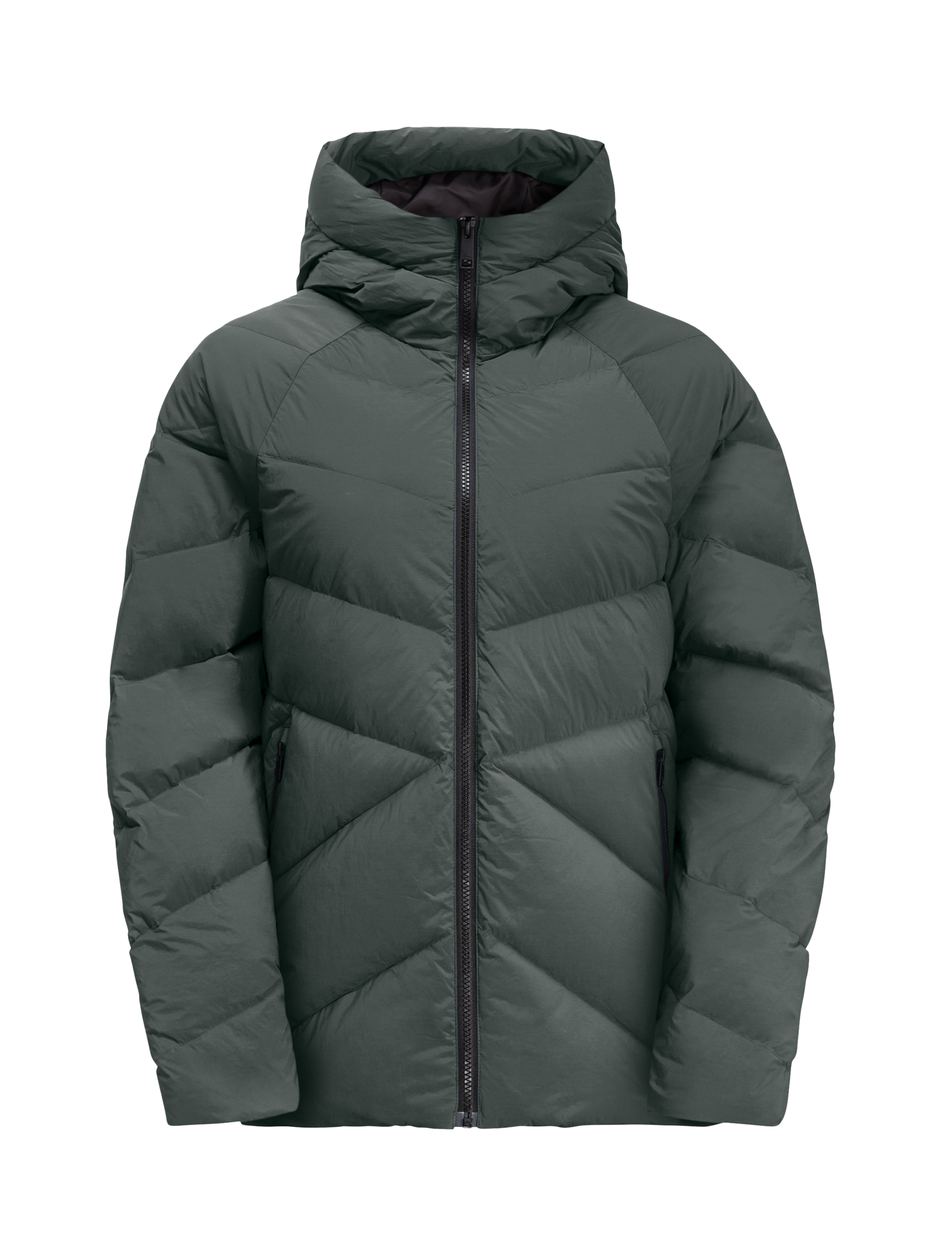Jack Wolfskin Women's MarienPlatz Water-Repellent Jacket, Slate Green