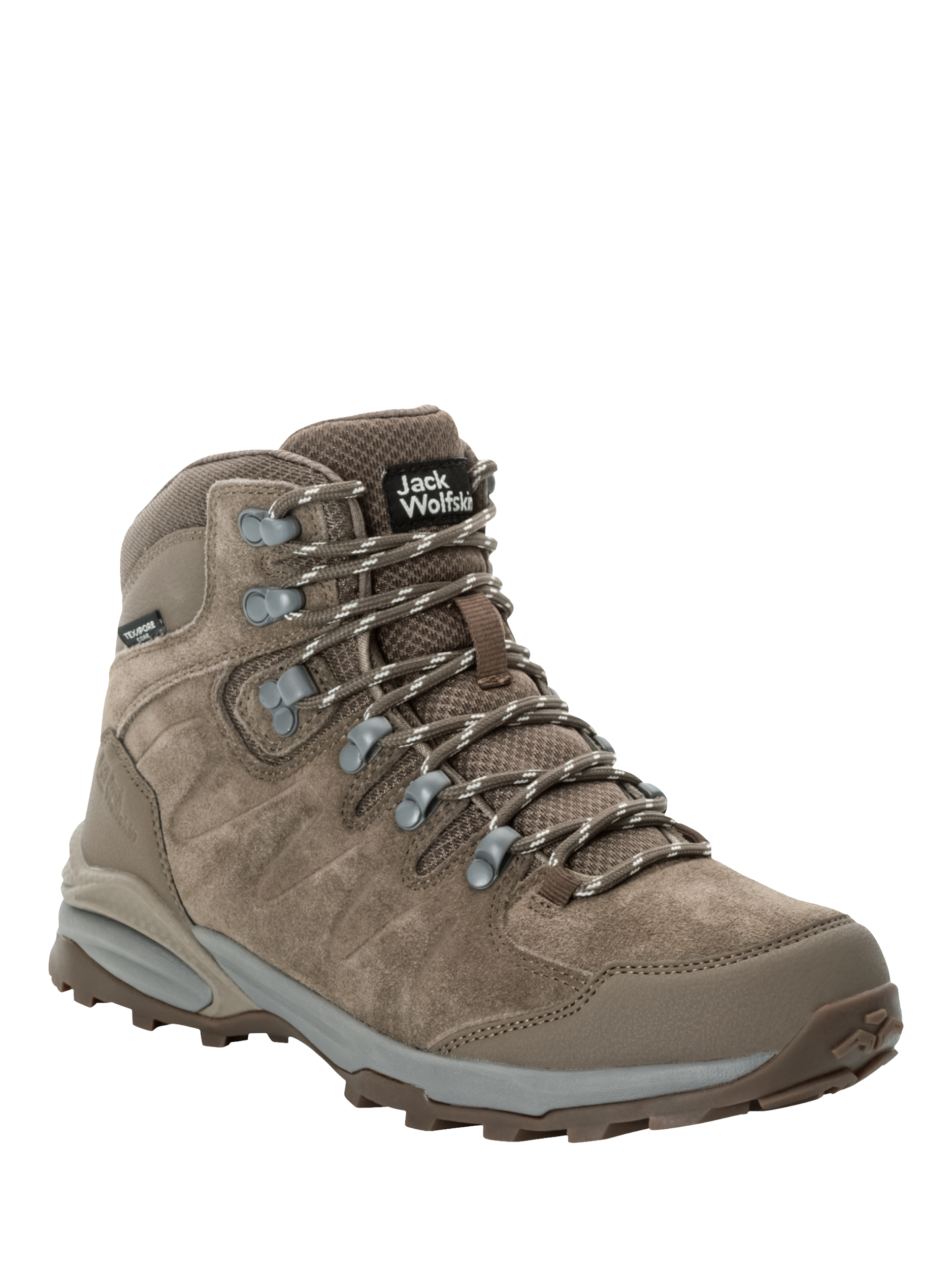Product image 3 of 6, which shows Jack Wolfskin Refugio Texapore Waterproof Mid Hiking Boots, Chestnut, 4