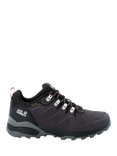 Jack Wolfskin Refugio Texapore Waterproof Mid Hiking Boots, Steel/Purple