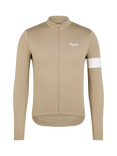 Rapha Long Sleeve Cycling Jersey, Tan/White