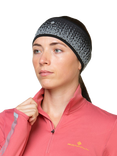 Ronhill Unisex Running Headband, Black/Reflect