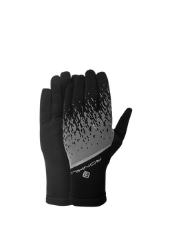 Ronhill Reflective Thermal Gloves, Black/Reflect, Black/Reflect