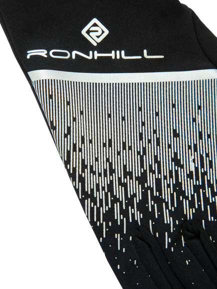 Ronhill Reflective Thermal Gloves, Black/Reflect - view 2, Black/Reflect