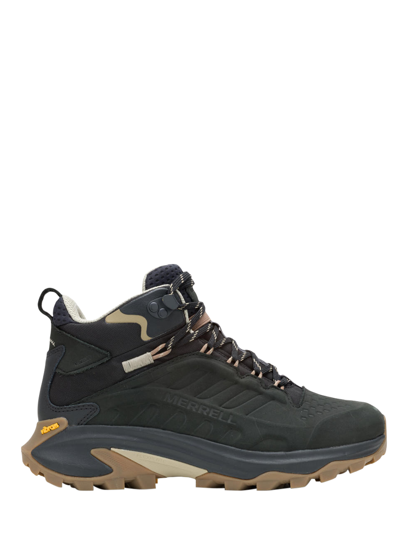 Product image 1 of 6, which shows Merrell Women's Moab Speed 2 GORE-TEX Hiking Shoes, Black, 4