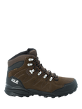 Jack Wolfskin Refugio Texapore Waterproof Mid Hiking Boots, Brown/Phantom