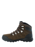 Jack Wolfskin Refugio Texapore Waterproof Mid Hiking Boots, Brown/Phantom