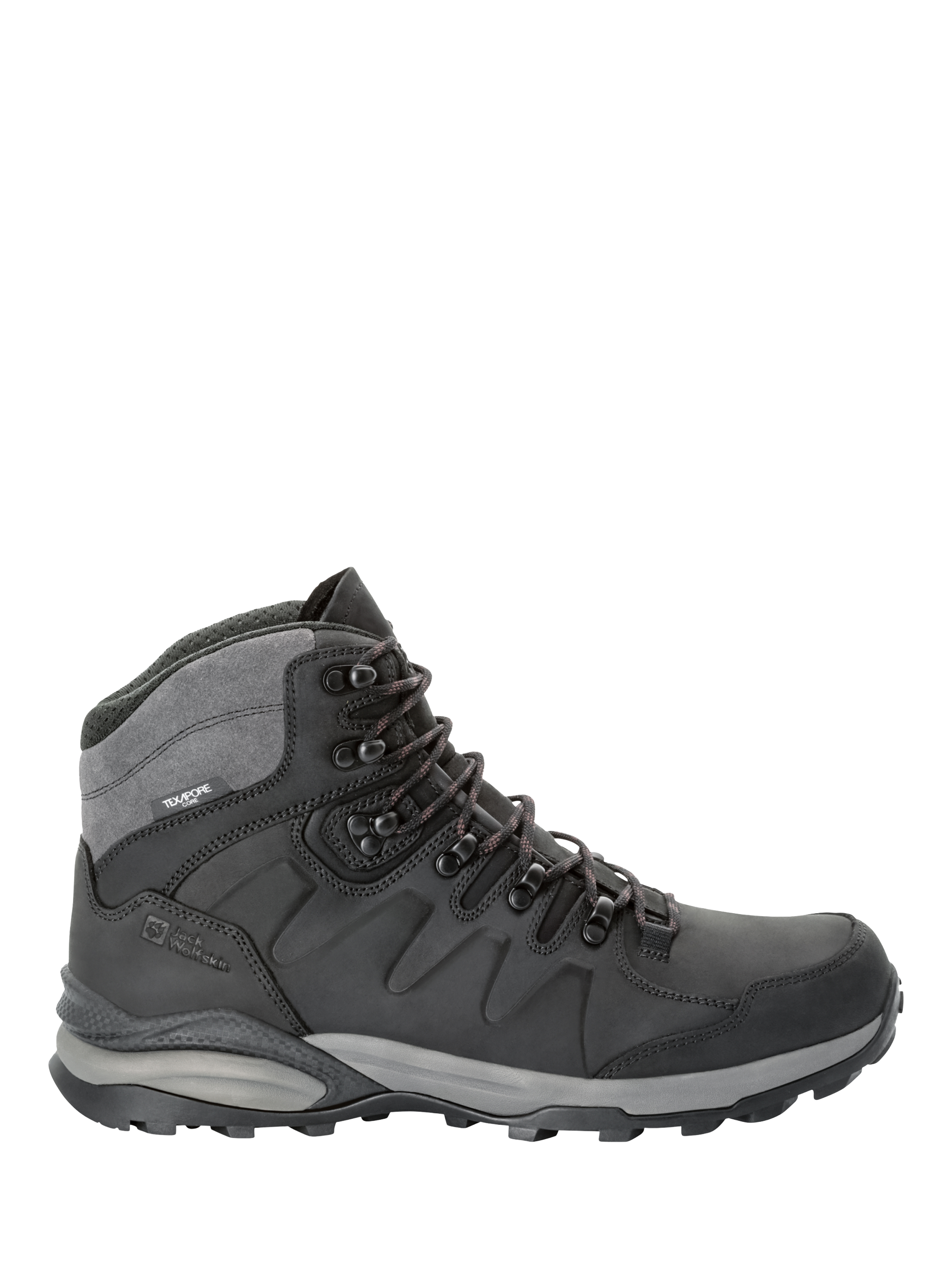 Product image 1 of 7, which shows Jack Wolfskin Men's Refugio Waterproof Hiking Shoes, Phantom, 7