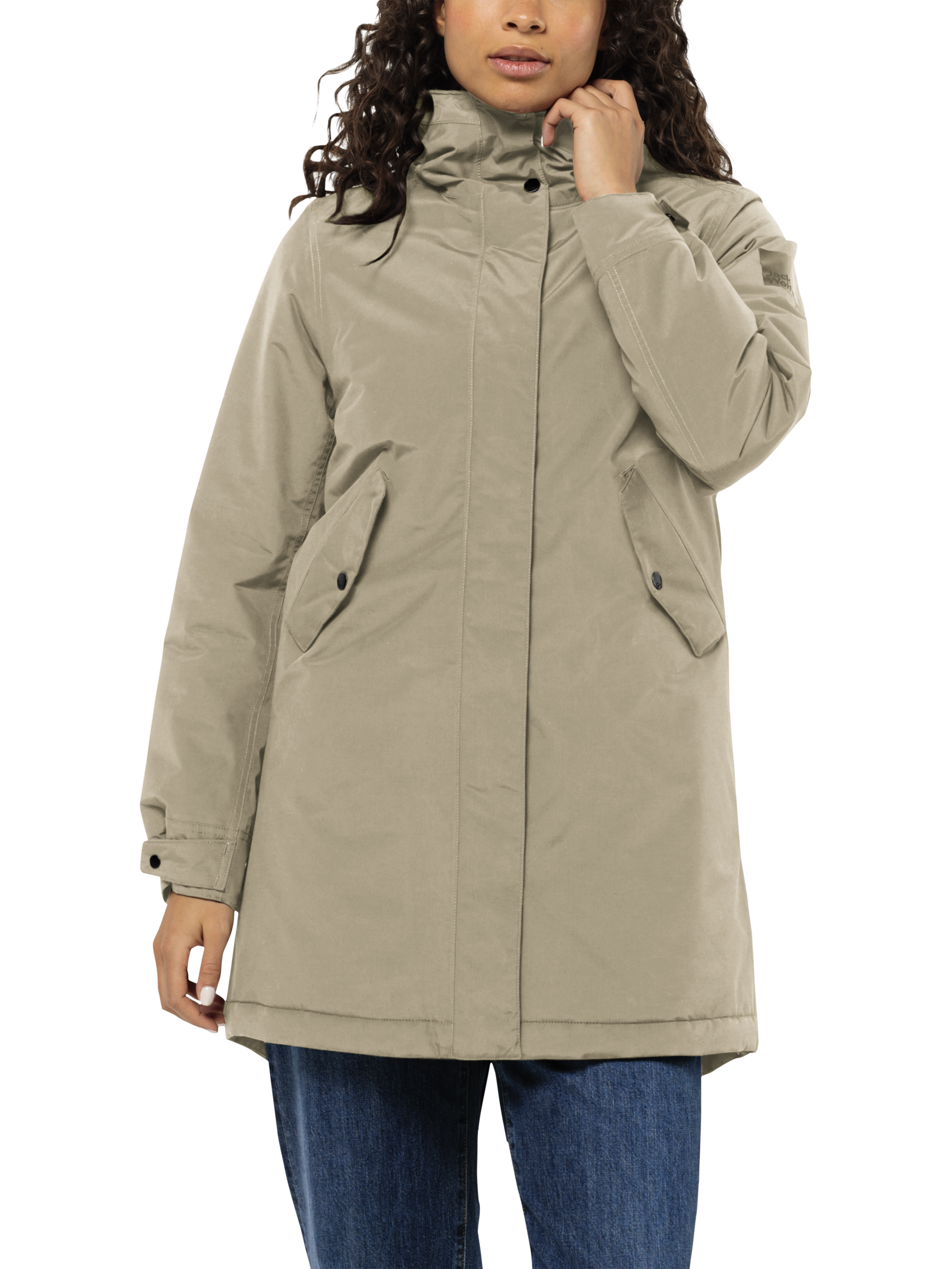 Jack Wolfskin Women s Talfor Water Repellent Parka Anis