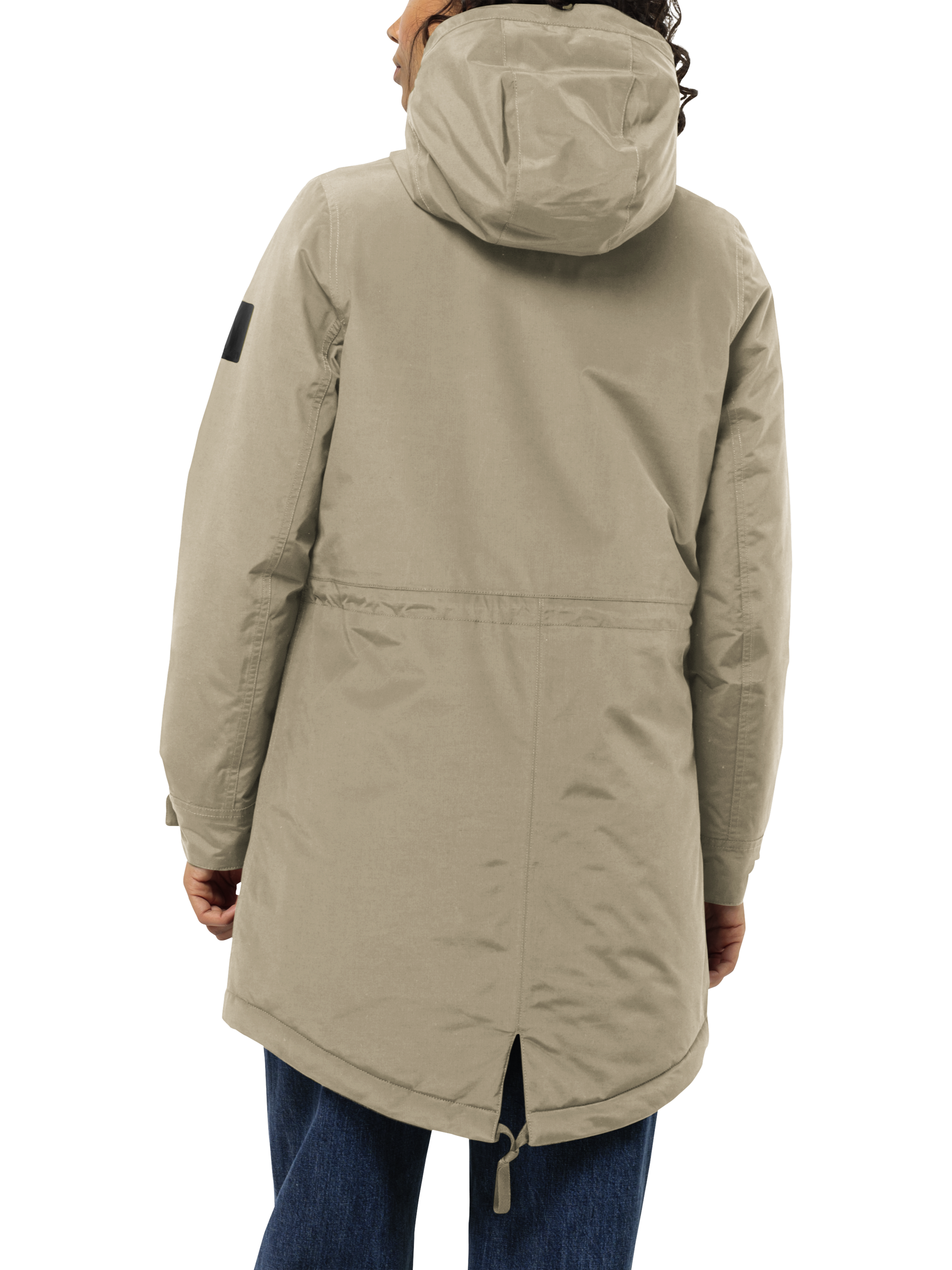 Product image 2 of 2, which shows Jack Wolfskin Women's Talfor Water-Repellent Parka, Anis, XS