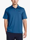 Under Armour Men's UA Tee To Green Polo Top, Photon Blue/Navy