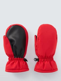 John Lewis Kids' Ski Mittens, Red