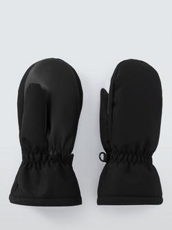 John Lewis Kids' Ski Mittens, Black