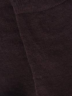 John Lewis Merino Wool Rich Ankle Socks - view 2, Chocolate