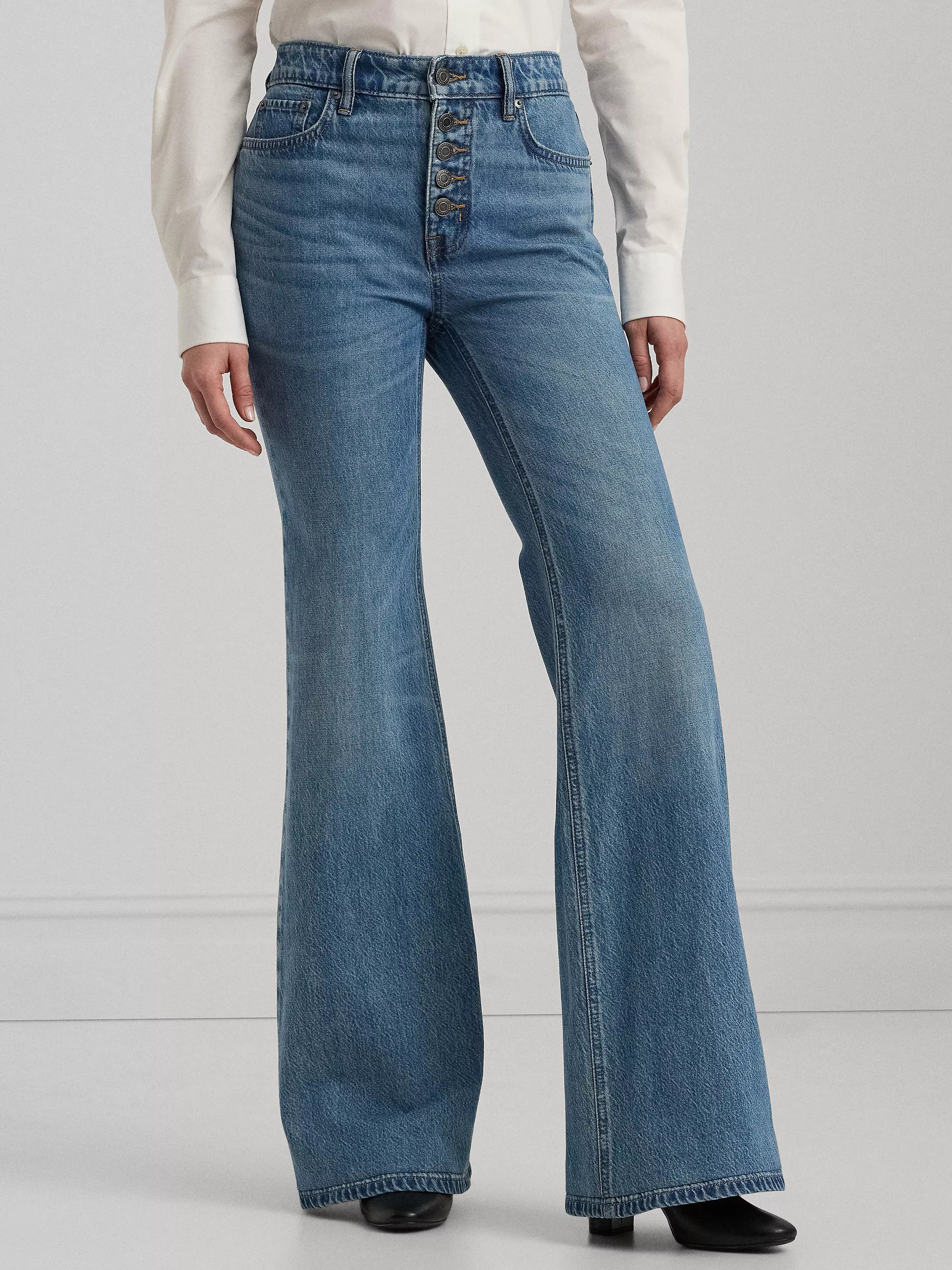 Free People Jett Low Rise Exposed Zip Fly Flare hotsell Leg Denim Ankle Jeans