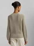 Lauren Ralph Lauren Annica Rib Knit Jumper, Light Pewter