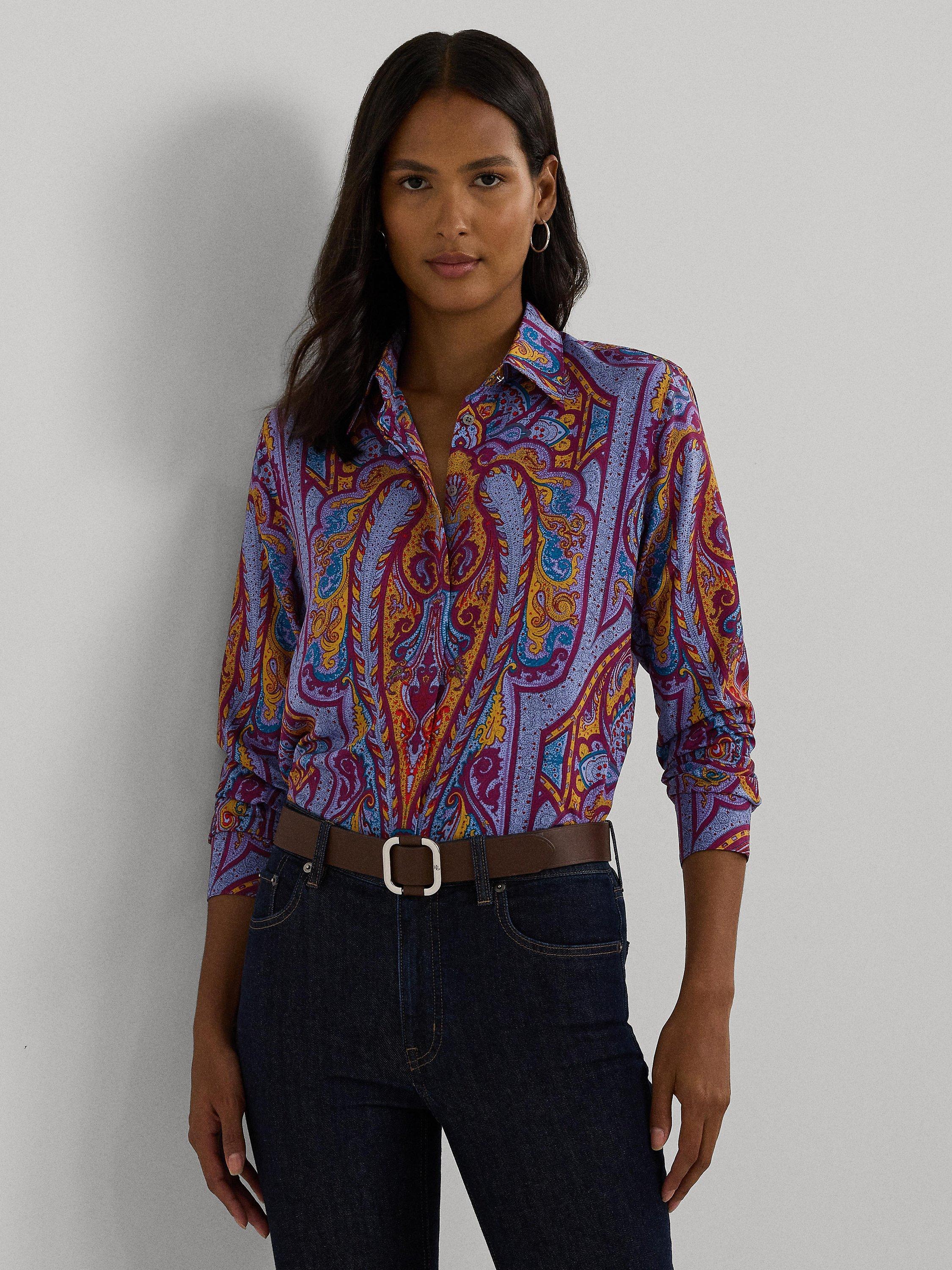 Paisley print dress shirt online