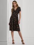 Lauren Ralph Lauren Karlee Floral Dress, Navy/Multi