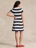 Lauren Ralph Lauren Cable Knit Dress, Navy/White