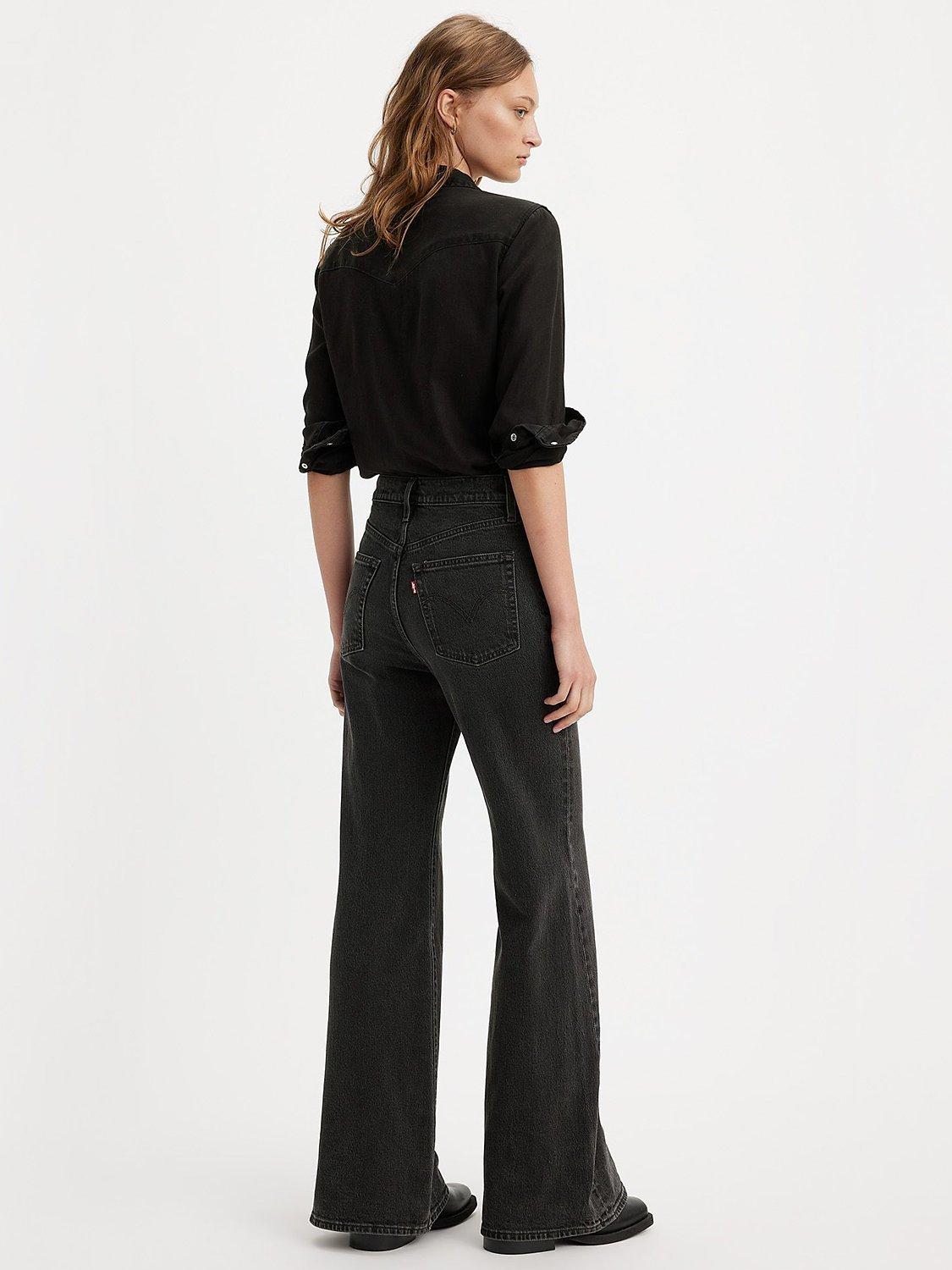 Product image 3 of 6, which shows Levi's Ribcage High Rise Jeans, On The Town, 24
