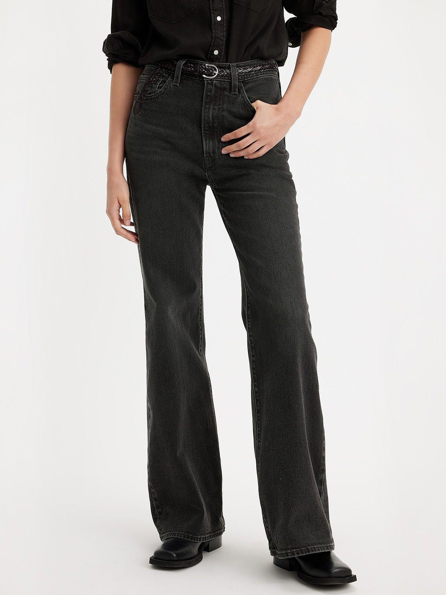 Product image 4 of 6, which shows Levi's Ribcage High Rise Jeans, On The Town, 24