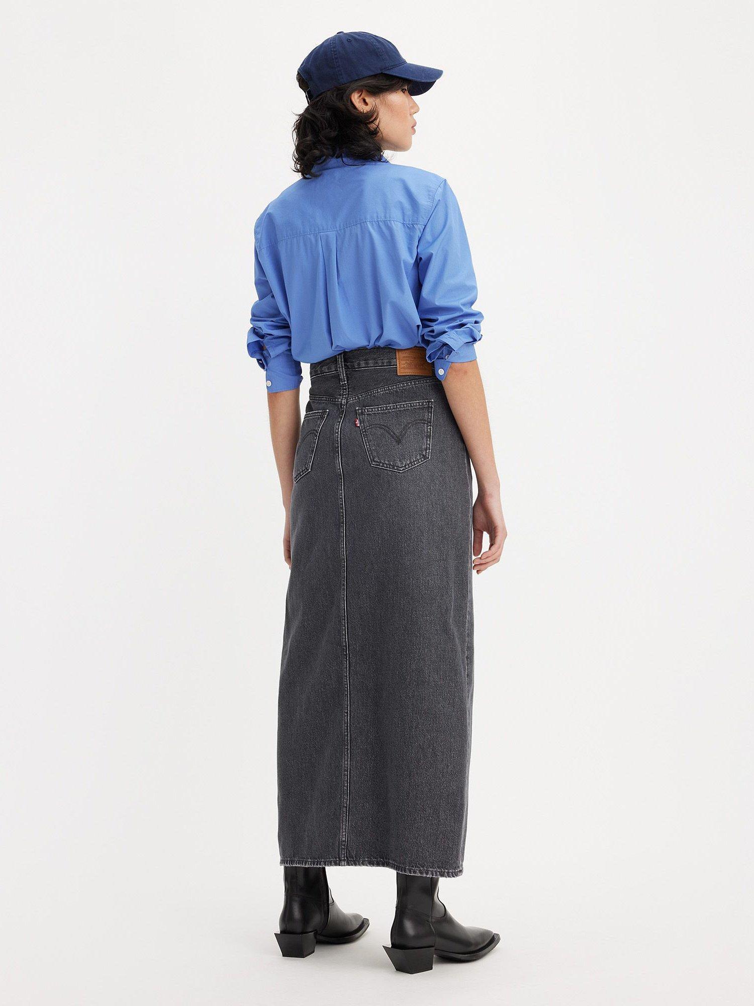 Levis denim skirt middle man online