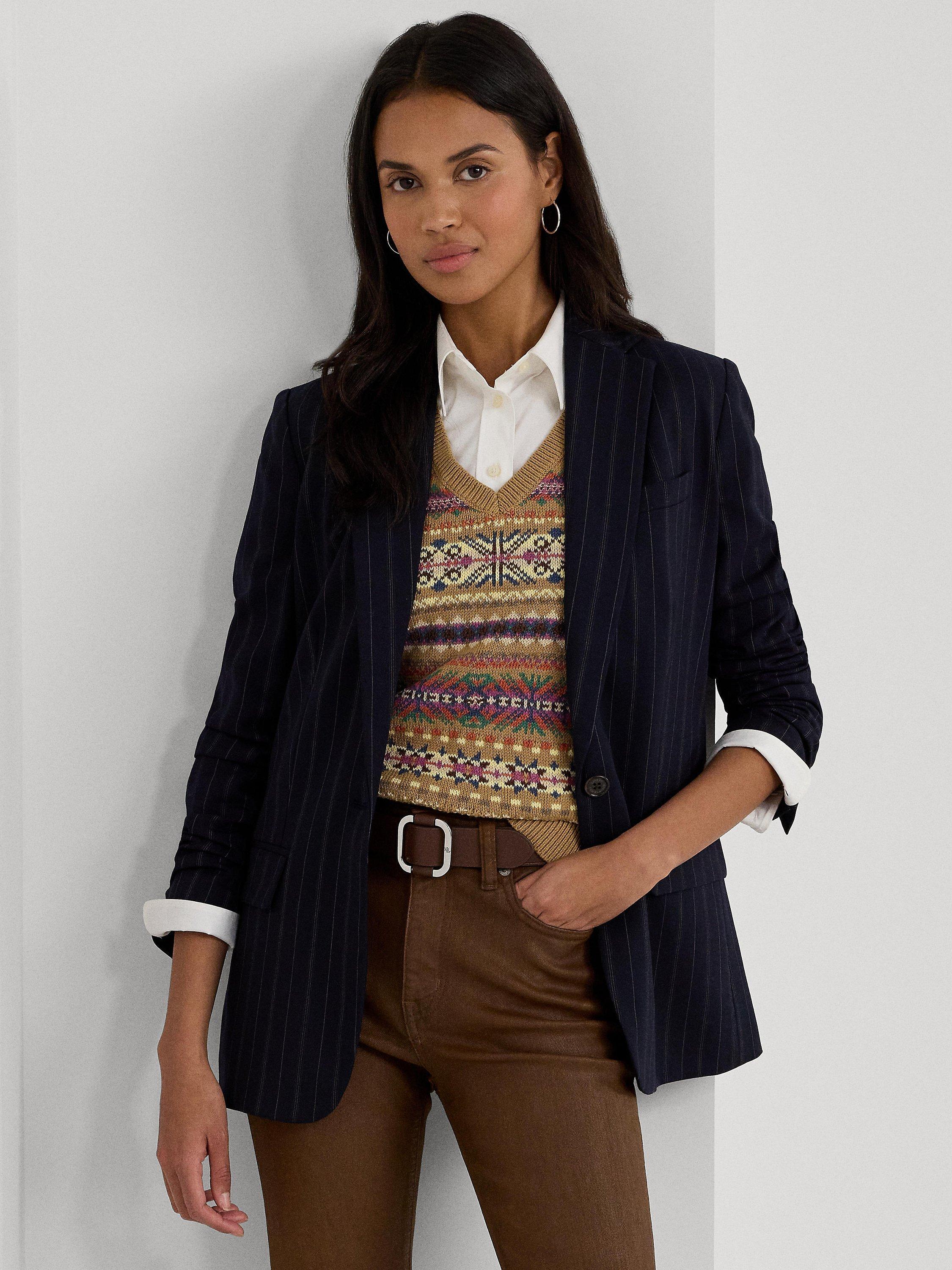 Lauren ralph lauren wool blazer deals