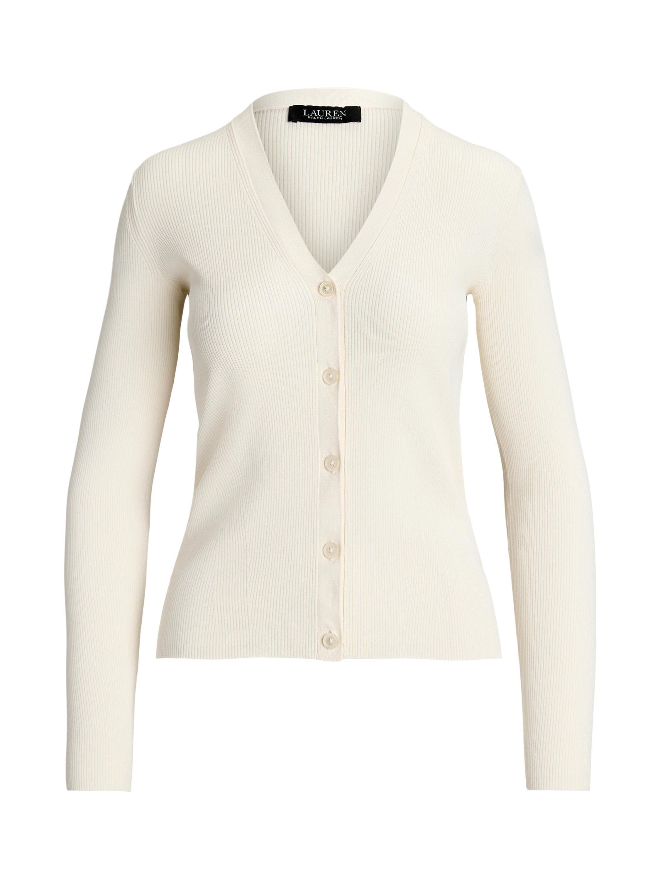 Ralph lauren cream cardigan hotsell