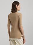 Lauren Ralph Lauren Judy Boat Neck Top, Birch Tan