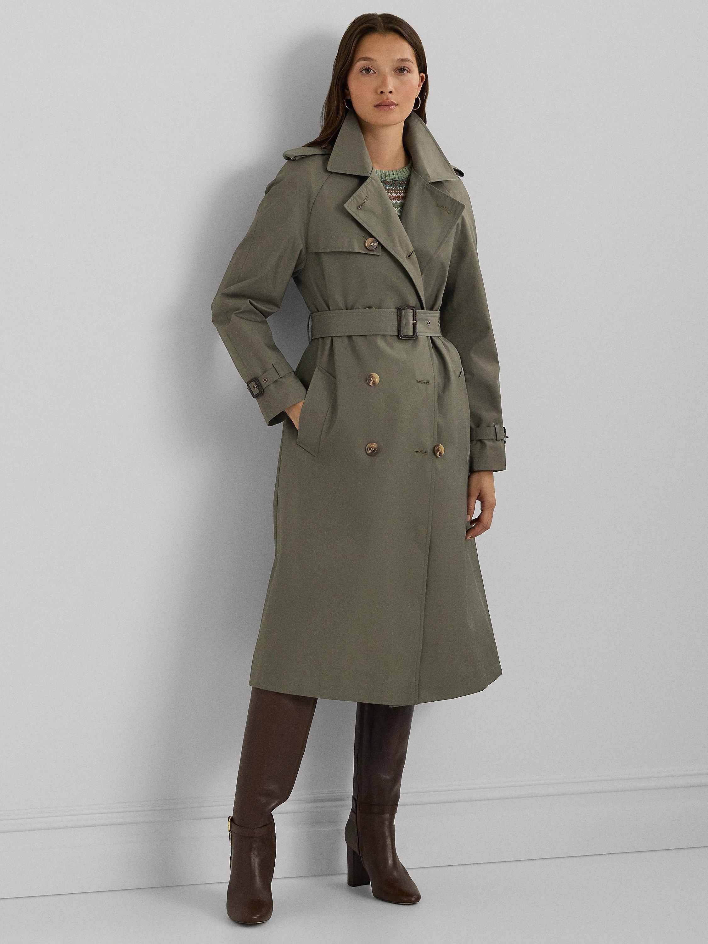 Ralph lauren olive green coat hotsell