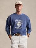 Polo Ralph Lauren Graphic Logo Sweatshirt, Blue Heaven