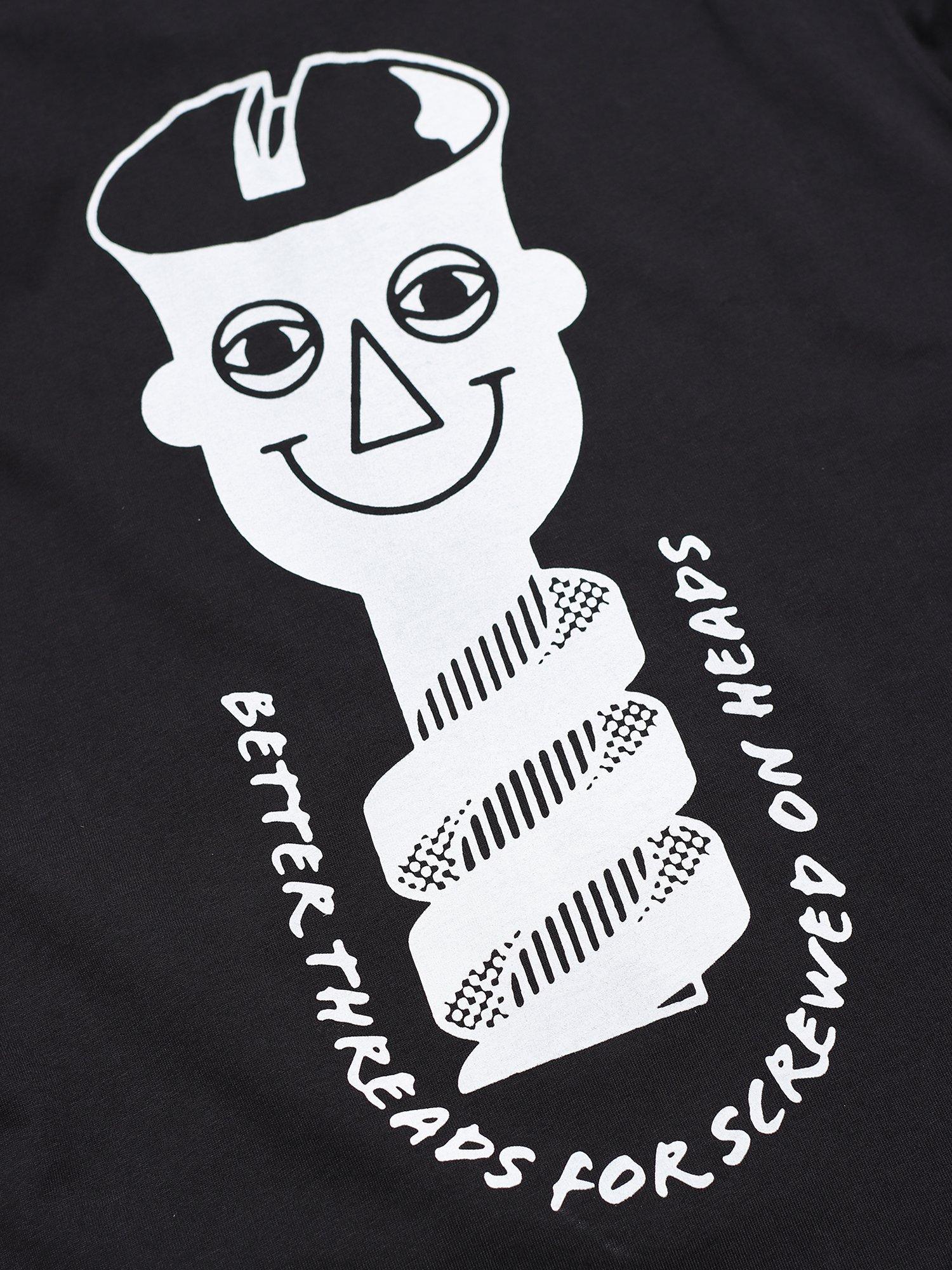 Product image 2 of 4, which shows Far Afield Good Dads Club Screwed Graphic T-Shirt, Black / White, M