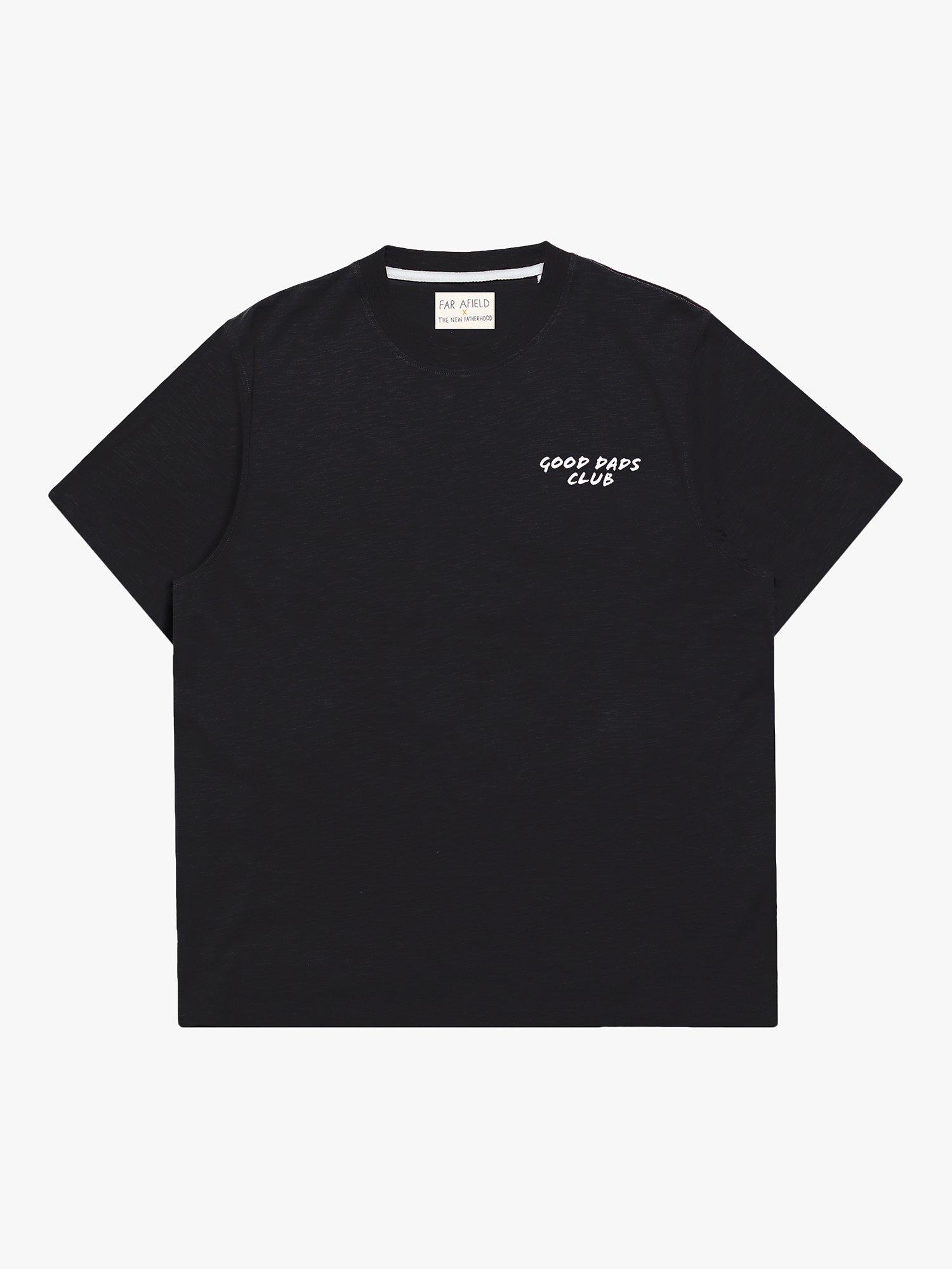 Product image 3 of 4, which shows Far Afield Good Dads Club Screwed Graphic T-Shirt, Black / White, M
