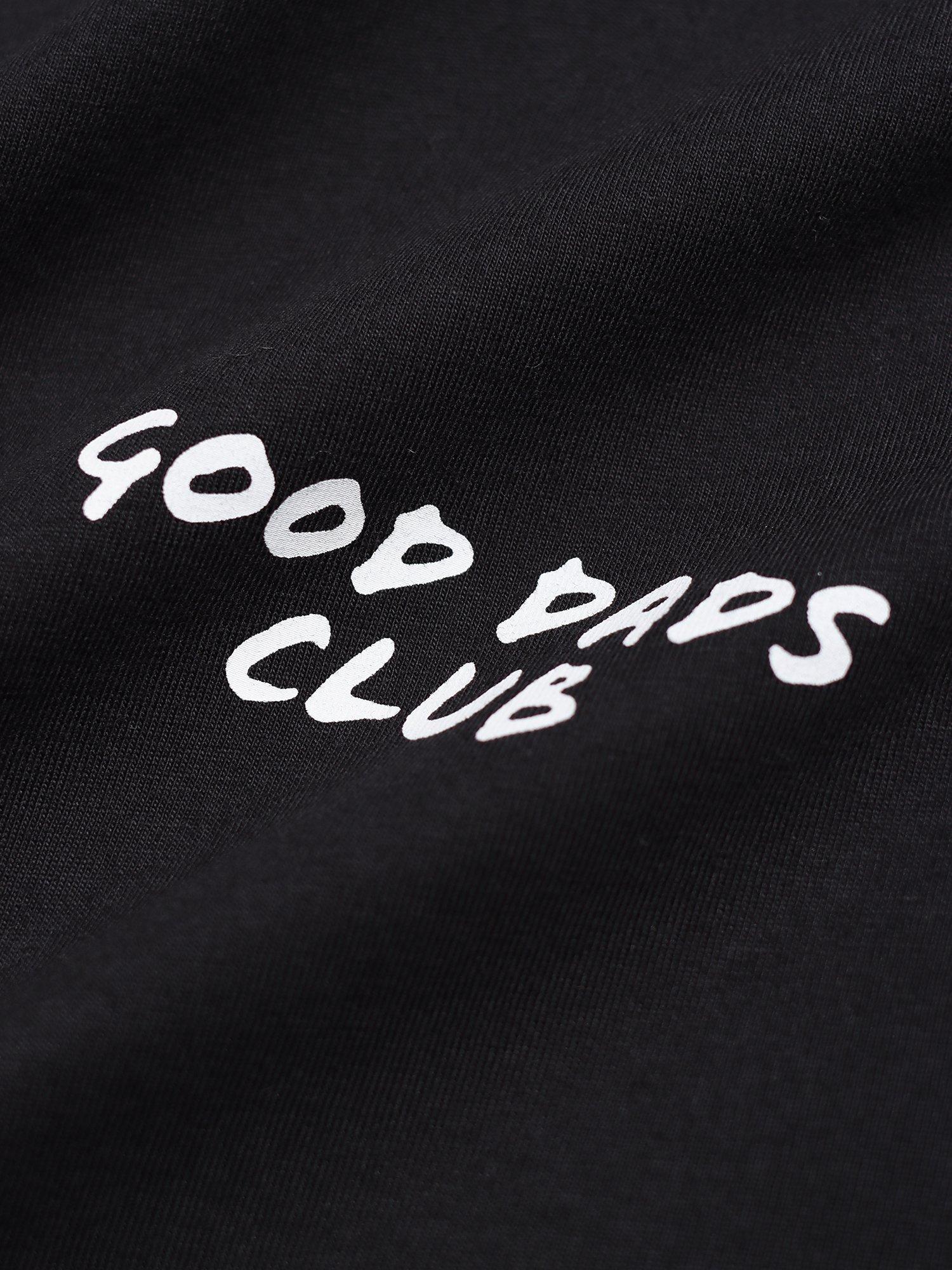 Product image 4 of 4, which shows Far Afield Good Dads Club Screwed Graphic T-Shirt, Black / White, M