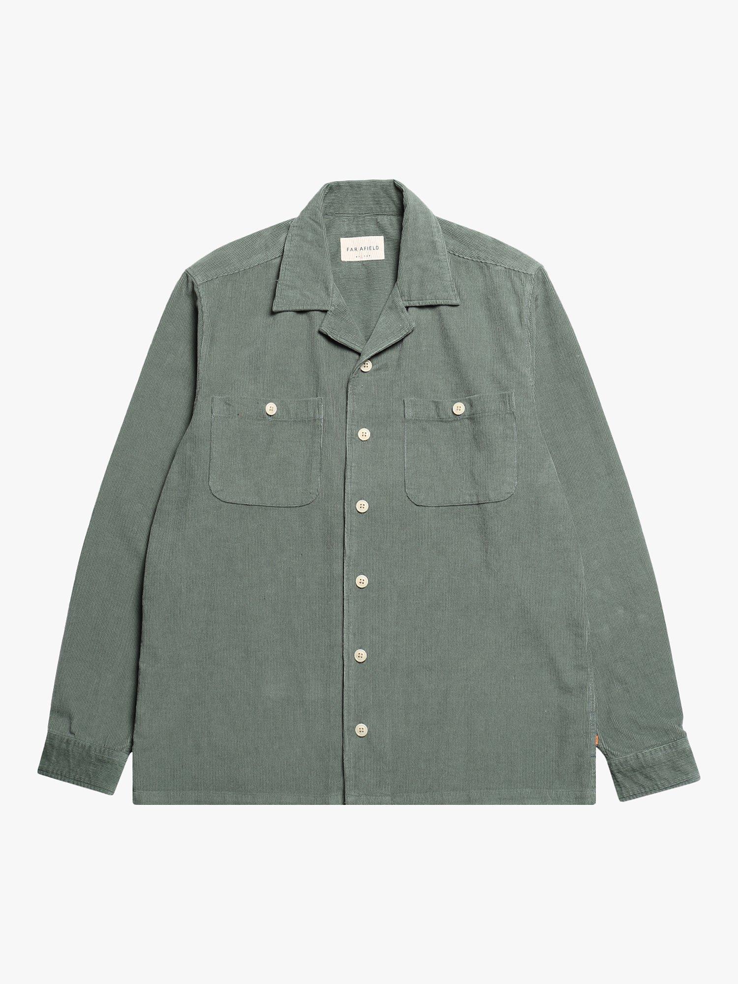 Far Afield Hiro Shirt, Forest Green