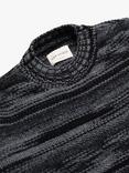 Far Afield Hosono Knit Jumper, Black/Grey