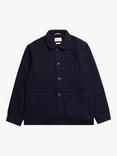 Far Afield Station Jacket, Navy Iris Melton