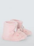 John Lewis Kids' Unicorn Boot Slippers, Pink