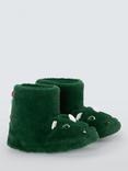 John Lewis Kids' Dino Slipper Boots, Green