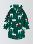 John Lewis Kids' Moose Oversized Hooded Blanket, Green