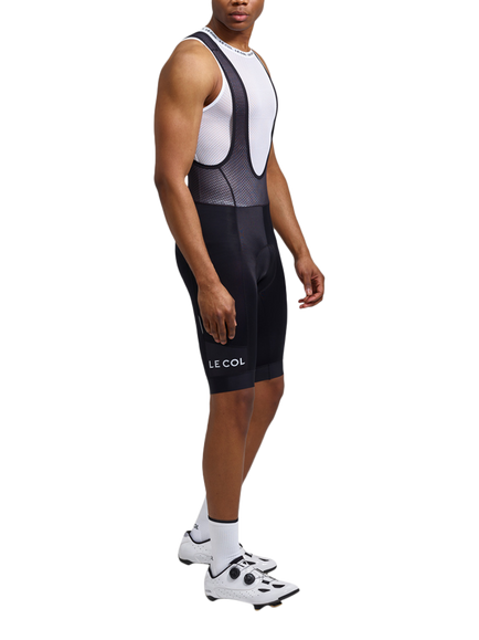 Le Col Sport Bib Cycling Shorts II, Black/Black
