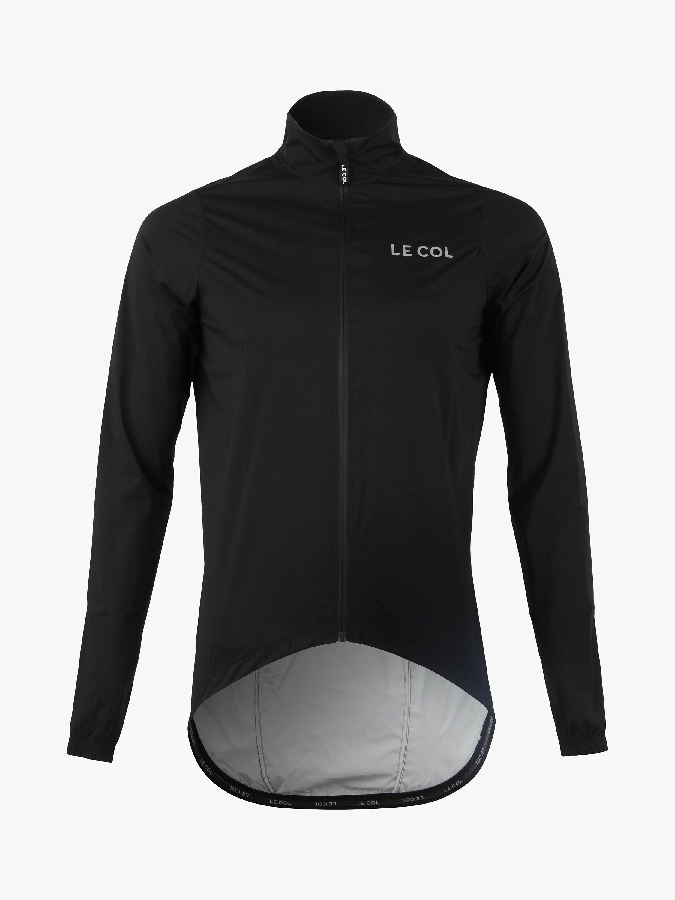 Le Col Sport Cycling Rain Jacket Black