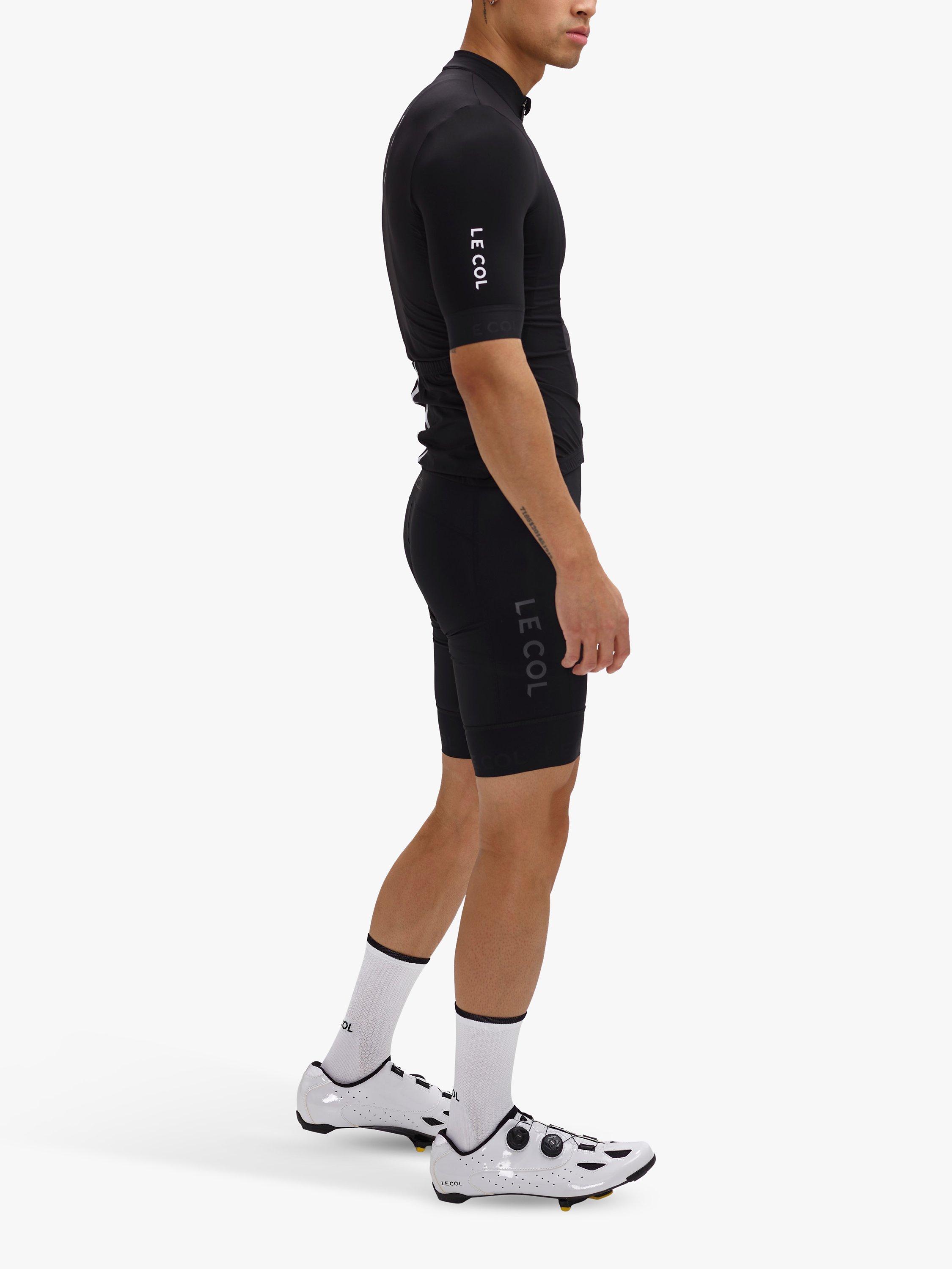 Product image 2 of 4, which shows Le Col Cycling Socks, Pack of 3, White/Black, S-M